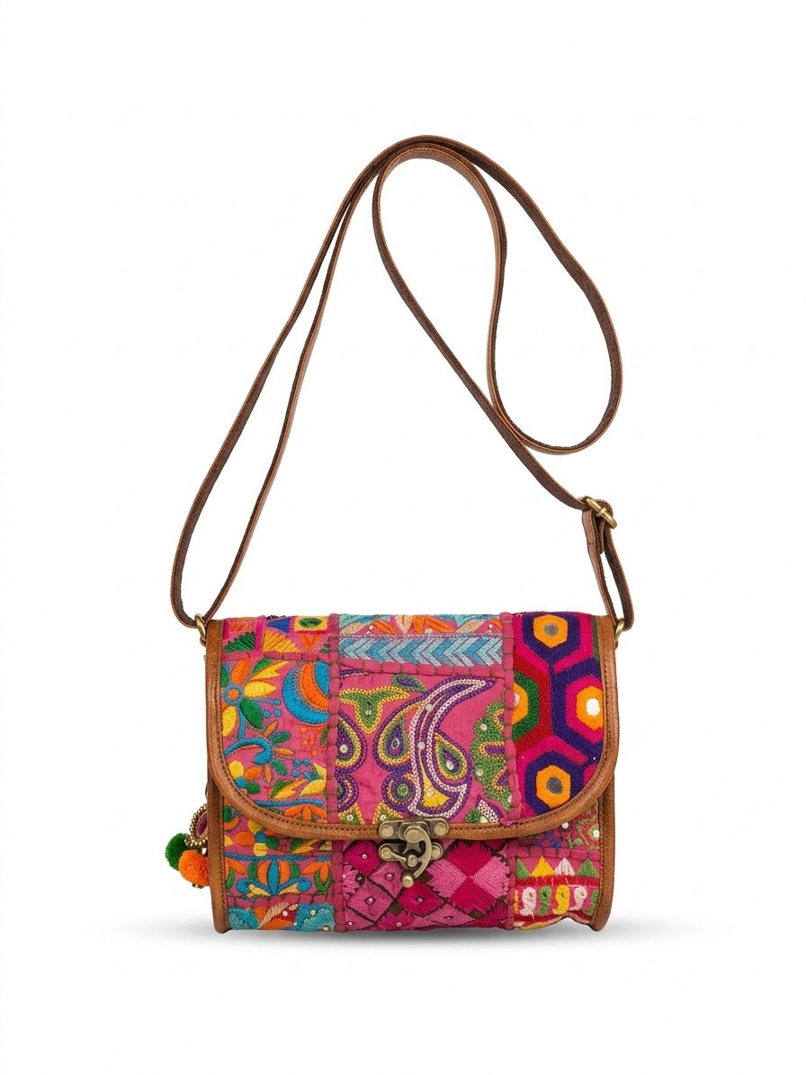 The Multi-Color Kutch Patchwork Bag