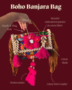 Boho Pom Pom Sling Bag